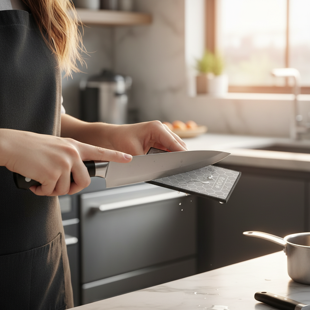 Pierre a aiguiser grain 600 professionnel