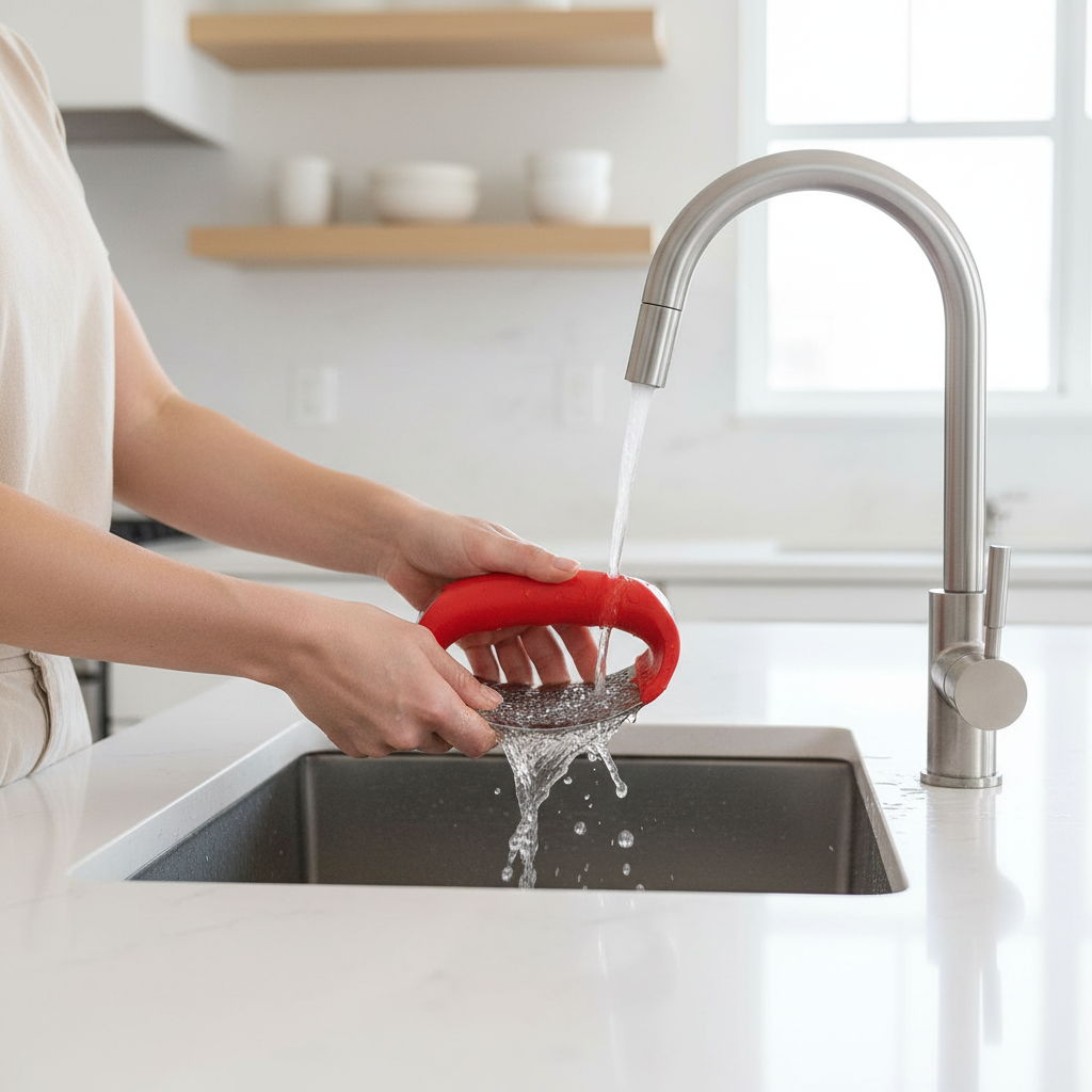 pressoir à ail rinçage eau ergonomique sans épluchage