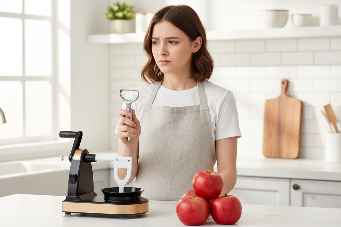 Quel est l'outil le plus efficace pour peler les pommes ?
