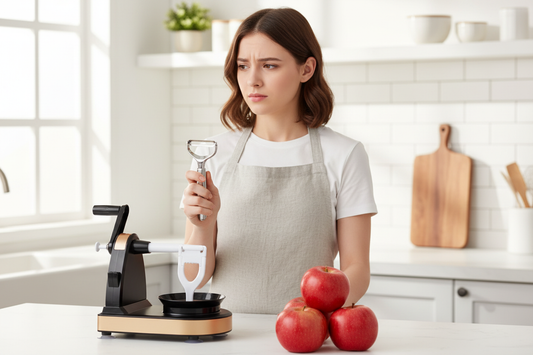 Quel est l'outil le plus efficace pour peler les pommes ?