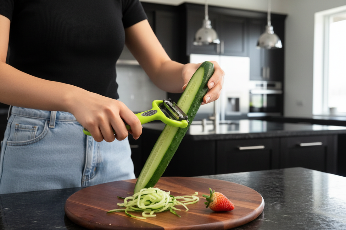 Comment utiliser un éplucheur julienne ?