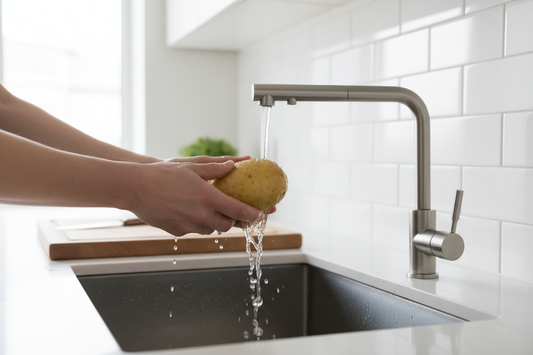Quelle est la technique pour éplucher les pommes de terre rapidement ?