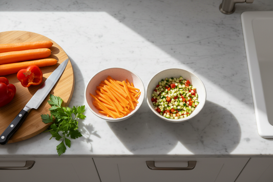 Quelle est la différence entre brunoise et julienne ?