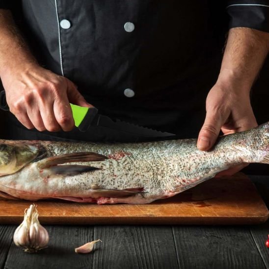 Couteau pour cuisine lame ultra tranchante Hikari