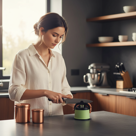 aiguiseur a couteau professionnel compact affutech