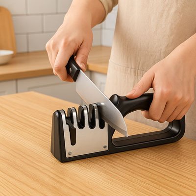 Aiguiseur à couteaux professionnel stabilite pro cuisine