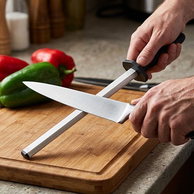 Aiguiseur de couteau durable pic