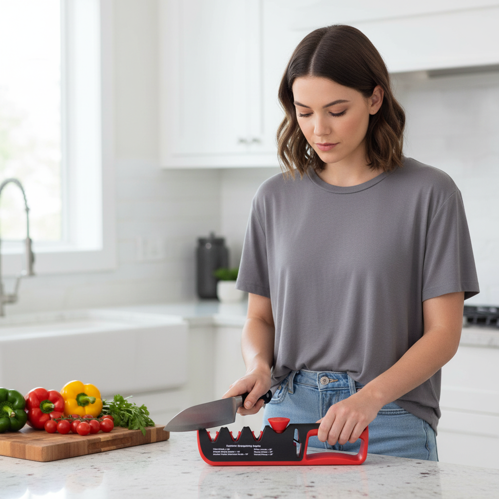 aiguiseur de couteaux acier inoxydable precisionplus