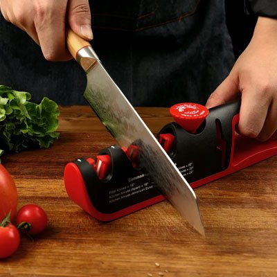 Aiguiseur de couteaux ergonomique precisonplus