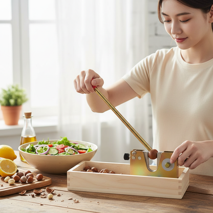 casse noix en bois bac bois noisette