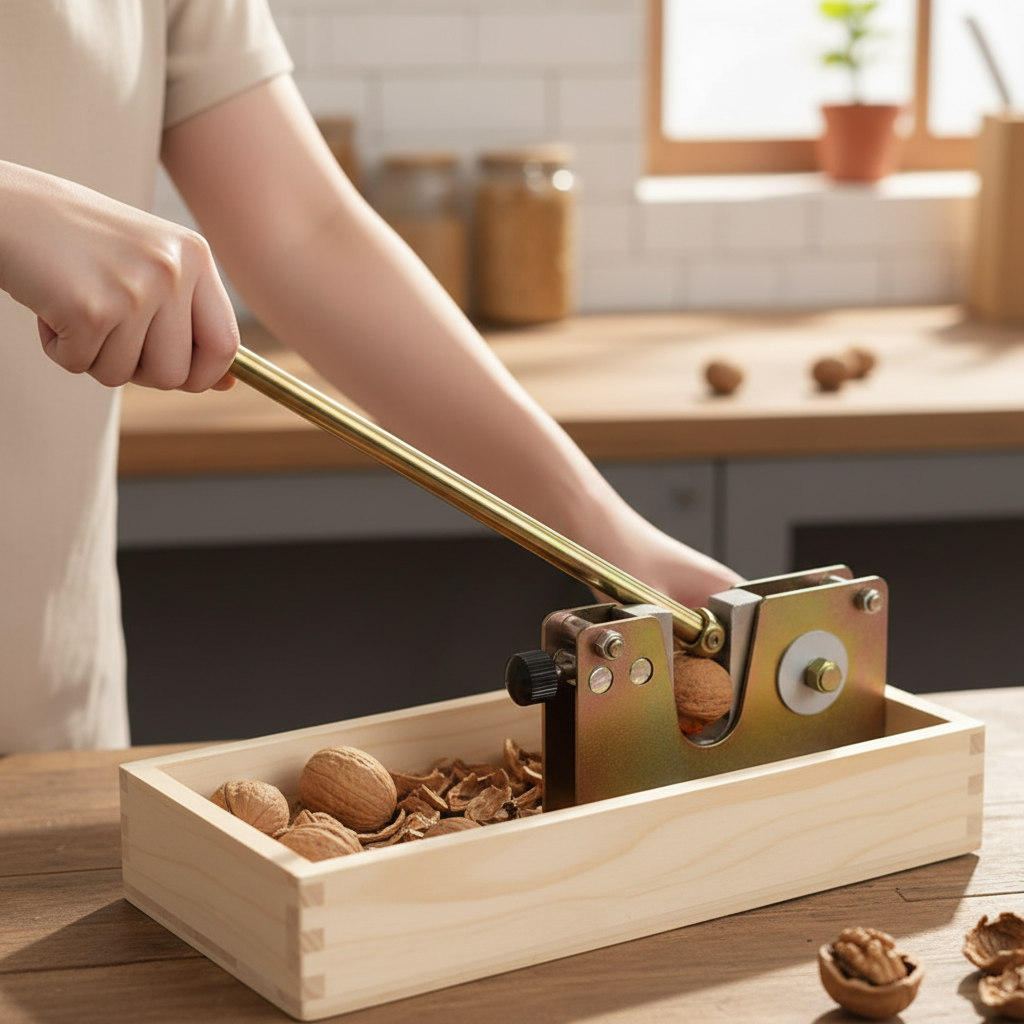 casse noix en bois indispensable noisette