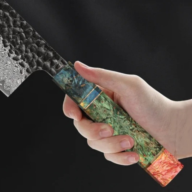 couteau cuisine japonais poignee confortable precision elite