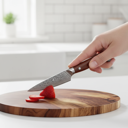 couteau de chef précision damas