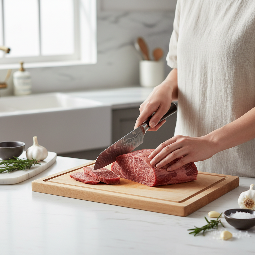 couteau japonais haut de gamme poignee ergonomique precisioncraft