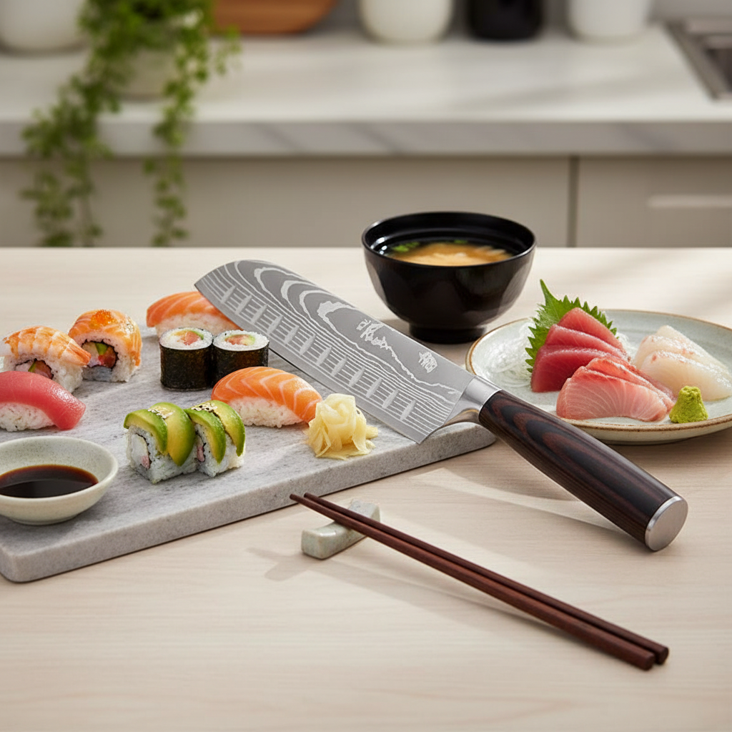 Couteau japonais haut de gamme sans effort precsioncraft