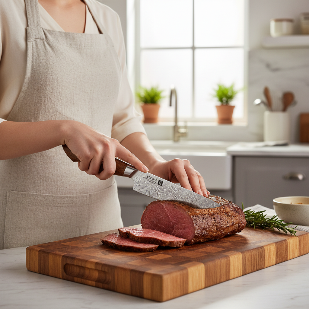 couteau santoku élégance damas 110 couches