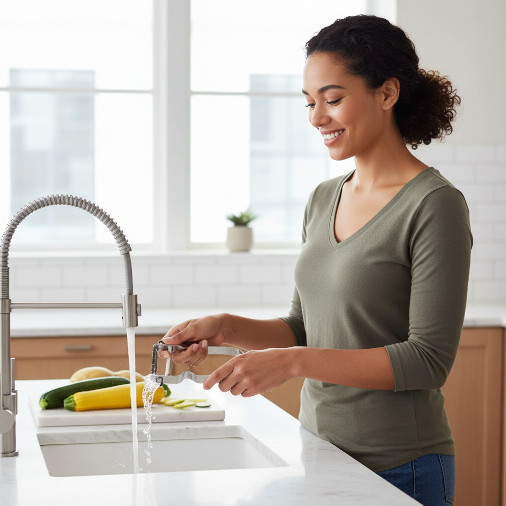 économe ultra tranchant entretien facile inox premium