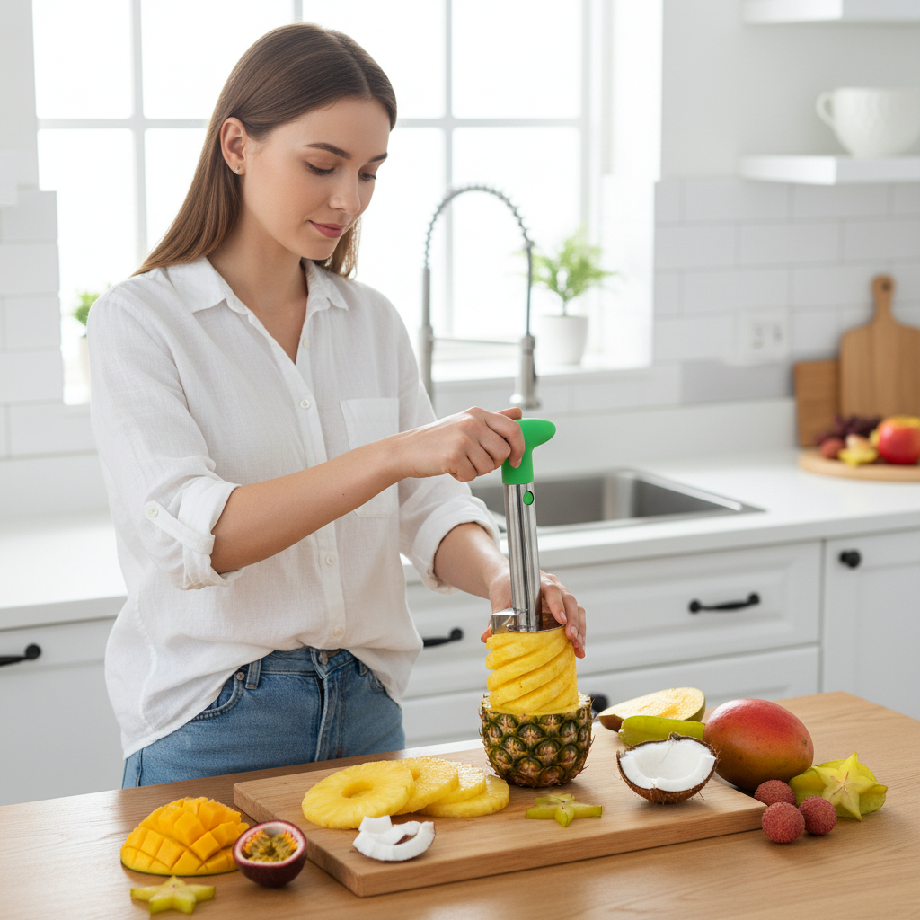 éplucheur ananas ergonomique Piña