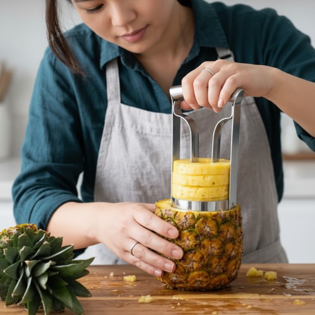 éplucheur ananas indispensable ananas inox