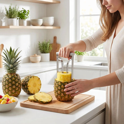 éplucheur ananas sans effort ananas inox