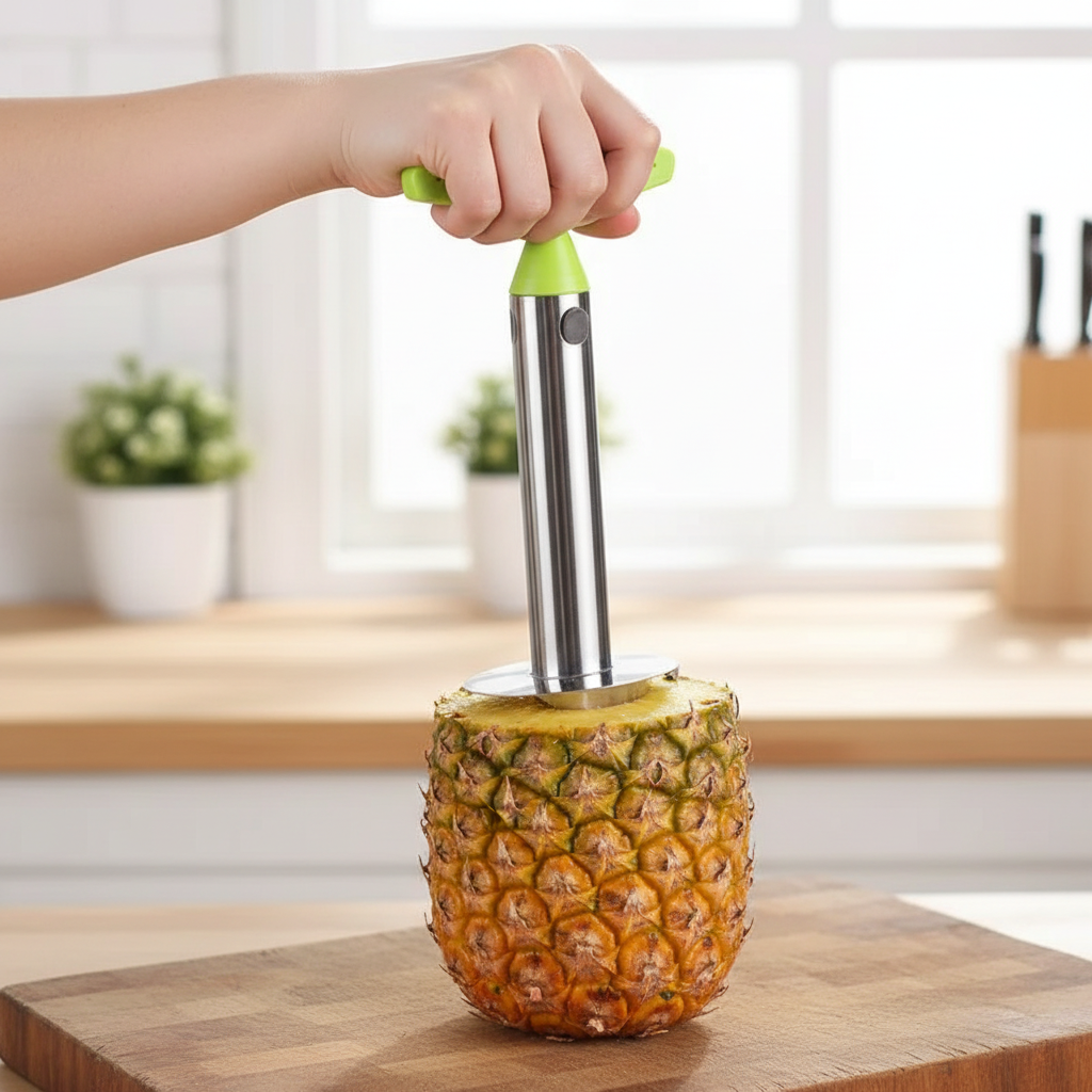 éplucheur ananas sans gaspillage rotatif