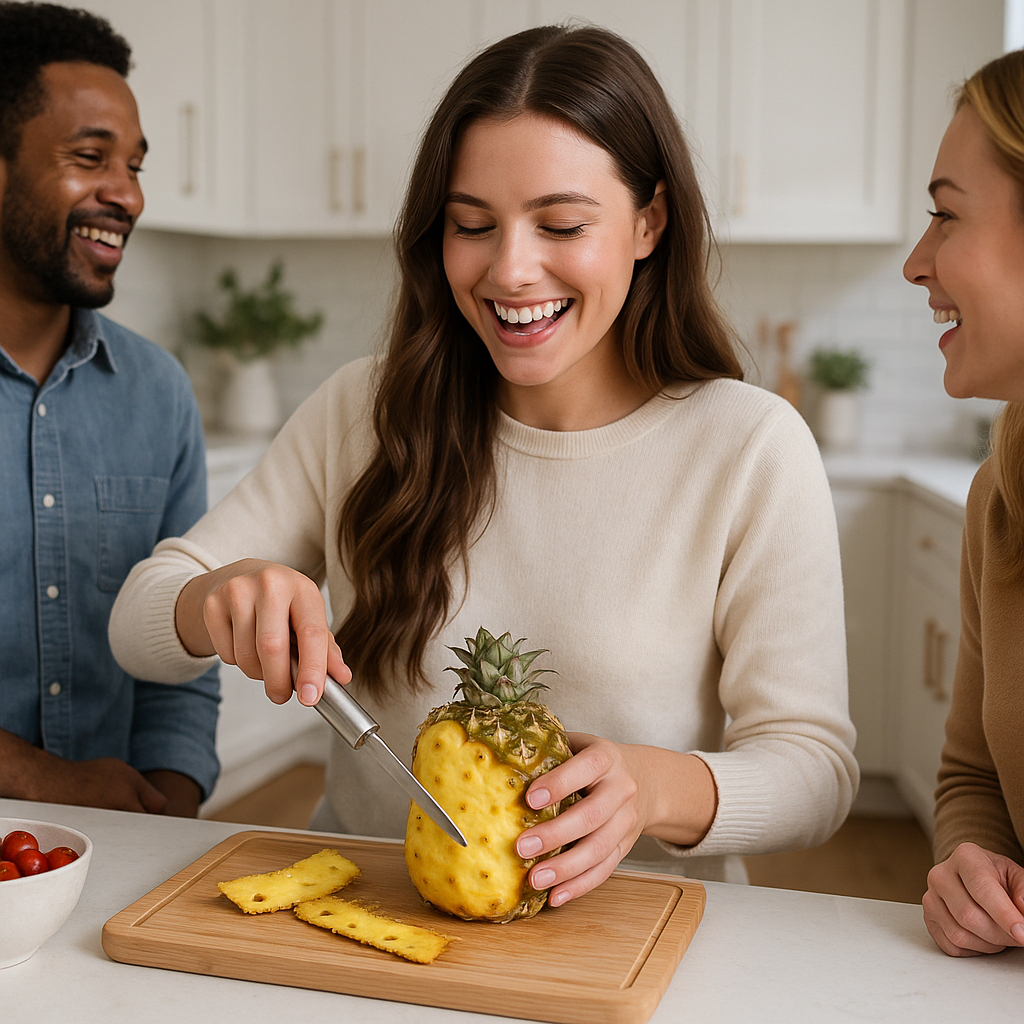 eplucheur femme epluche ananas