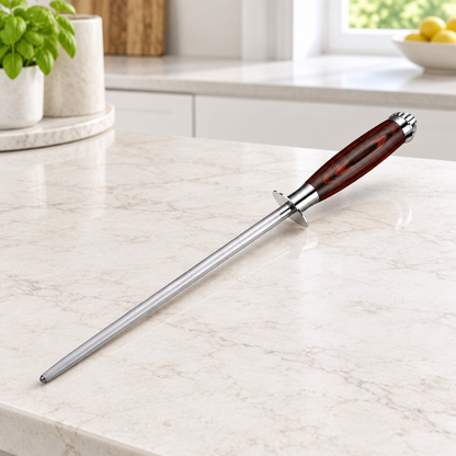 fusil à aiguiser couteau tranchant pakka