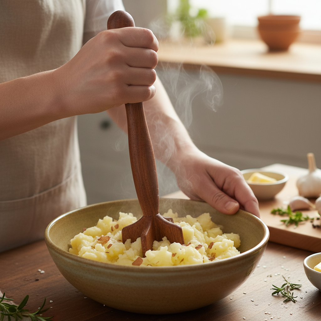 hachoir à viande indispensable bois premium