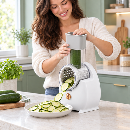 mandoline électrique 3 lames cuisineExpress