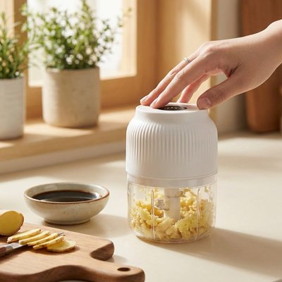 Mini hachoir electrique 3 lames ultra puissant