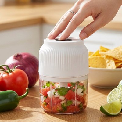 Mini hachoir electrique compact ultra puissant