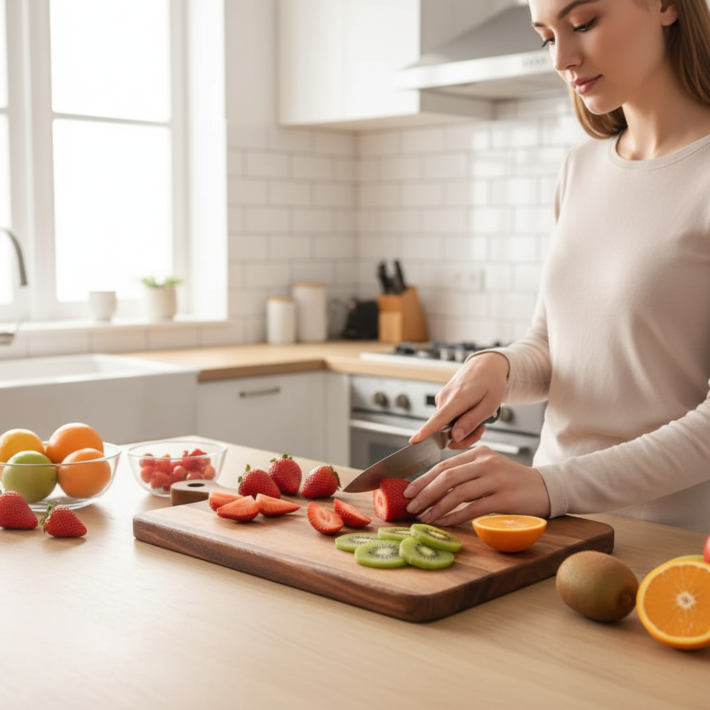 planche a decouper anneau suspension artisanale antibacterienne