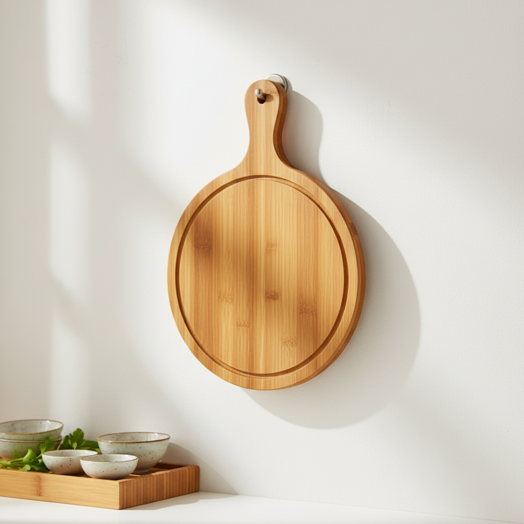 planche a decouper bambou ronde zen eco