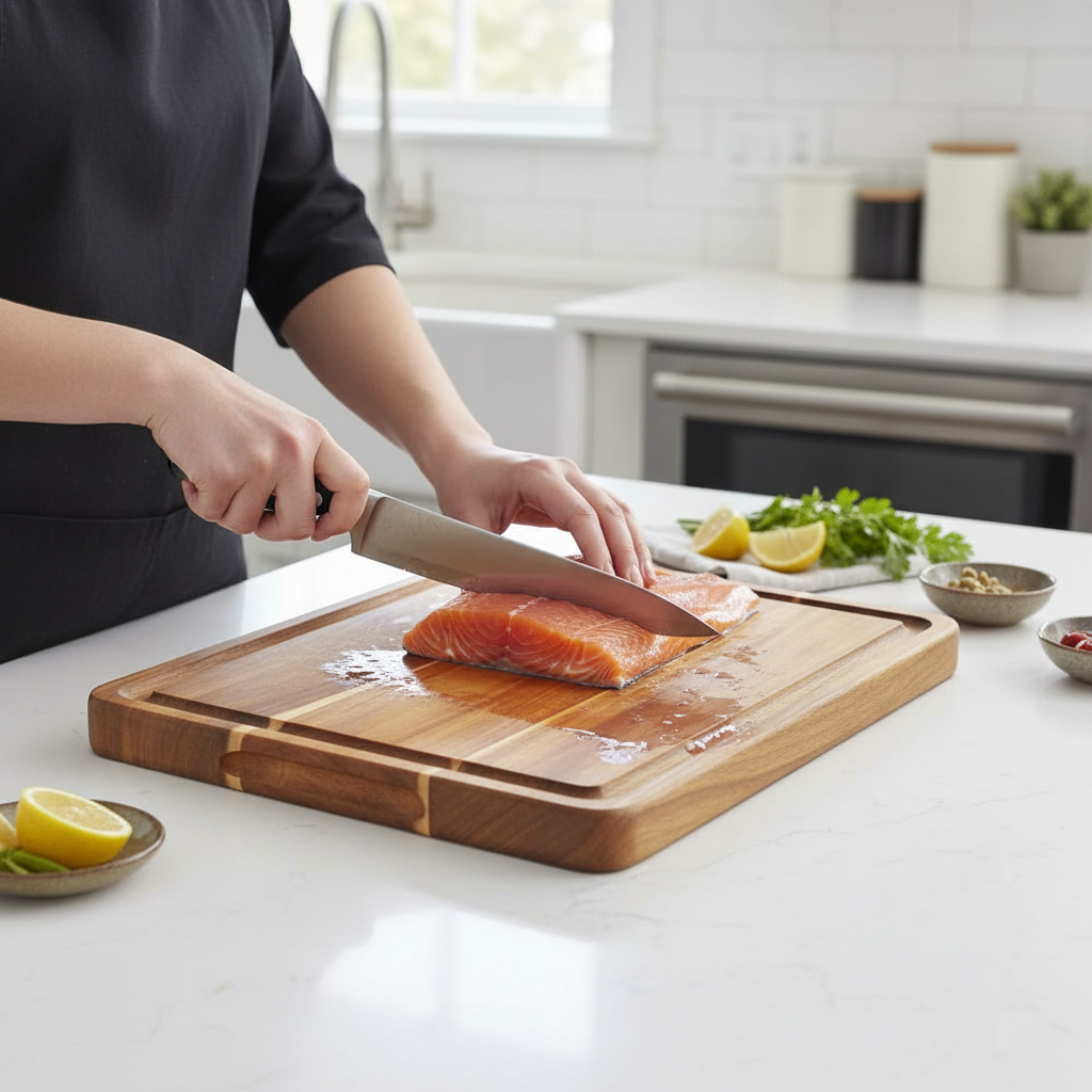 planche bois a decouper surface grande premium bois massif