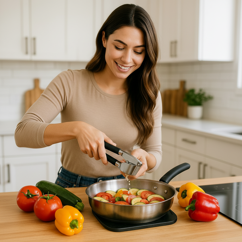 presse ail prise main ergonomique pro