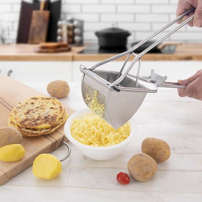 Presse puree manuel polyvalence legumes ergonomique