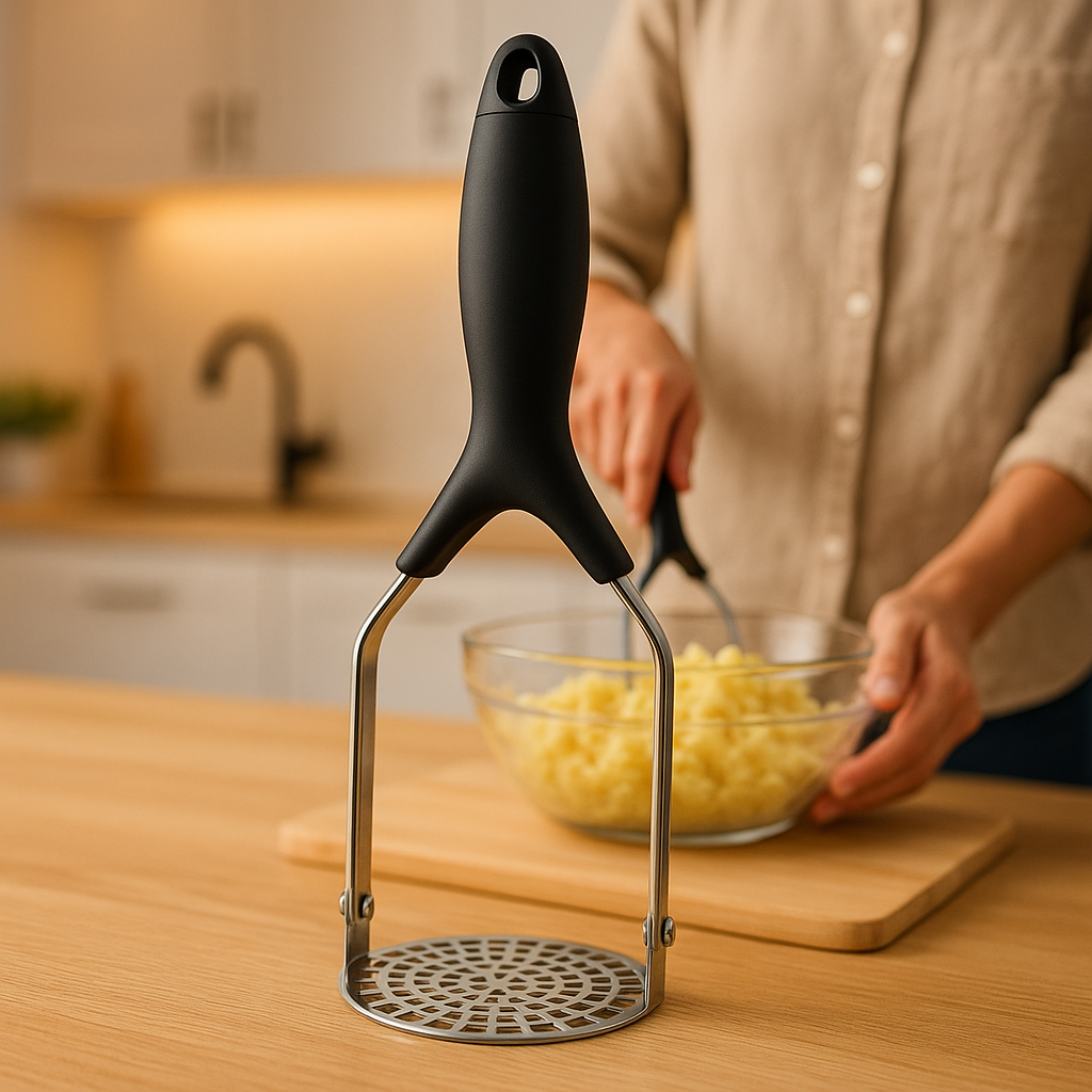 presse puree robuste ergonomic inox