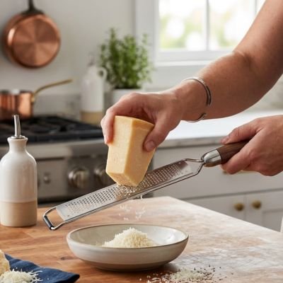 Râpe à fromage acier inoxydable rap'délice