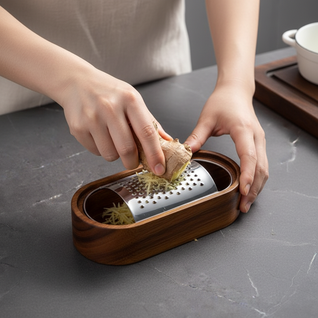 râpe à fromage italienne démontable cucina acacia