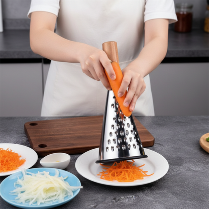 râpe manuelle antidérapante 3 surfaces ergonomique