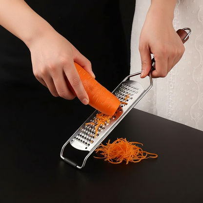 Râpe parmesan italienne antidérapant lot 4 inox ergonomique