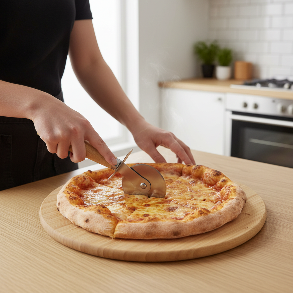 roulette à pizza part parfaite préciz'za
