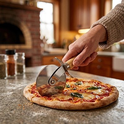Roulette à pizza robuste préciz'za
