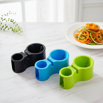 spiraliseur noir bleu vert compact double tête