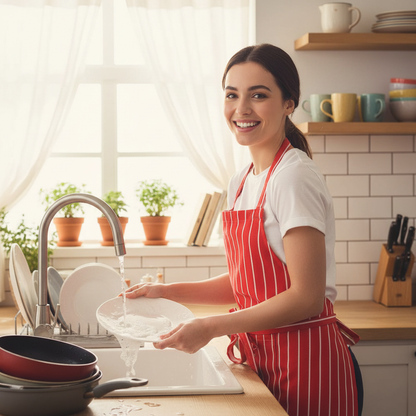 tablier cuisine col licou rayures de chef parisien