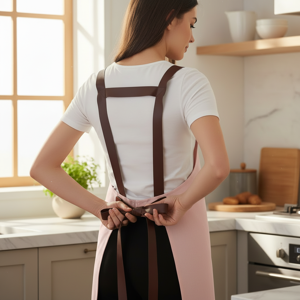 tablier de cuisine bretelles en H résistant et stylé