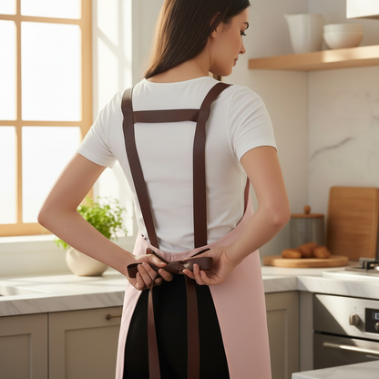 tablier de cuisine bretelles en H résistant et stylé
