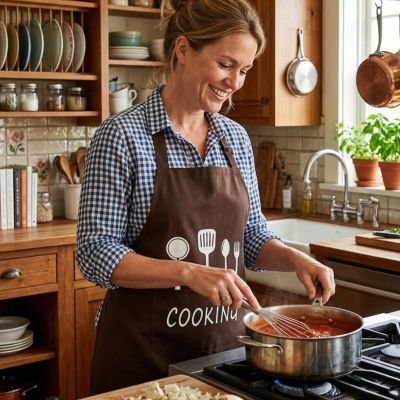 Tablier de cuisine col licou tablichic