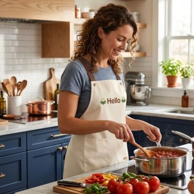 Tablier de cuisine confort résistant et stylé