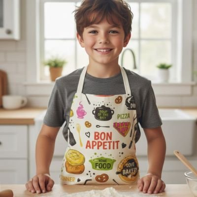 Tablier de cuisine enfant indispensable P'tit Chef